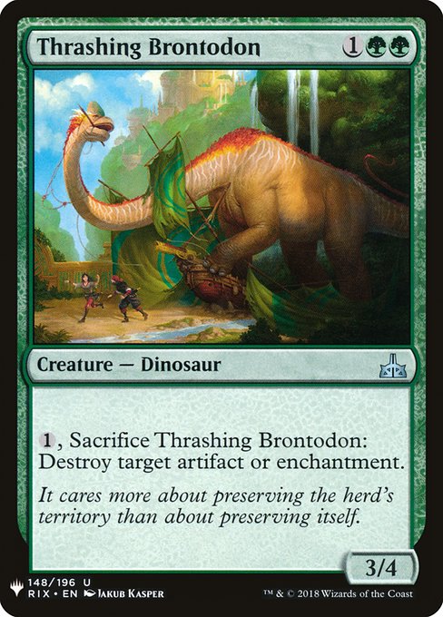 (MB1-UG)Thrashing Brontodon/打ち壊すブロントドン