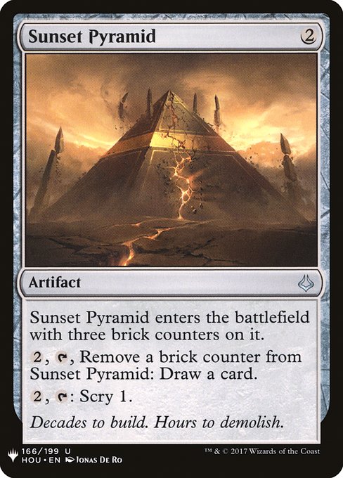 (MB1-UA)Sunset Pyramid/黄昏のピラミッド