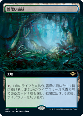 【拡張アート】(MH2-RL)Misty Rainforest/霧深い雨林