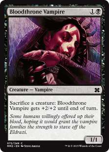 【Foil】(MM2-CB)Bloodthrone Vampire/血の座の吸血鬼