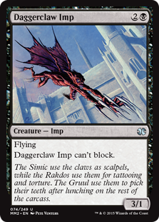 【Foil】(MM2-UB)Daggerclaw Imp/短剣爪のインプ