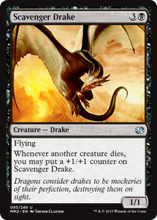 【Foil】(MM2-UB)Scavenger Drake/ゴミあさりのドレイク