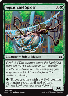 【Foil】(MM2-CG)Aquastrand Spider/水辺の蜘蛛