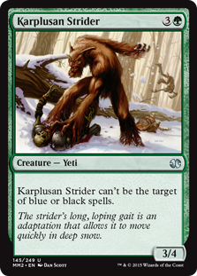 【Foil】(MM2-UG)Karplusan Strider/カープルーザンの徘徊者