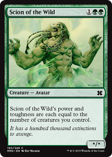 【Foil】(MM2-CG)Scion of the Wild/野生の末裔