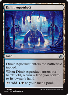 【Foil】(MM2-UL)Dimir Aqueduct/ディミーアの水路