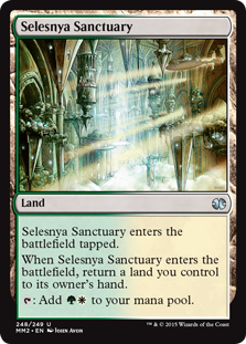 【Foil】(MM2-UL)Selesnya Sanctuary/セレズニアの聖域