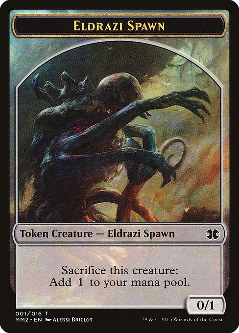 (MM2-Token)Eldrazi Spawn Token/エルドラージ・落とし子トークン【No.001】