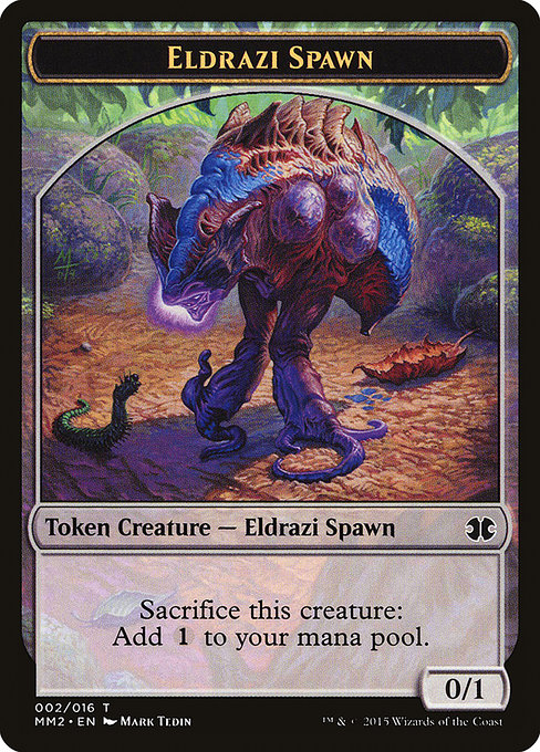 (MM2-Token)Eldrazi Spawn Token/エルドラージ・落とし子トークン【No.002】