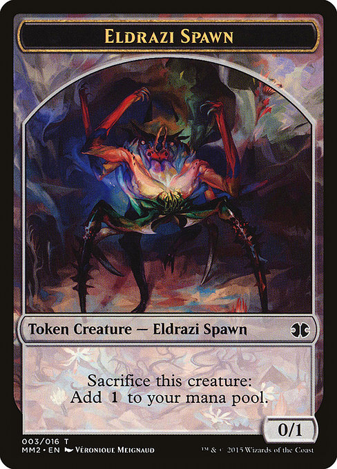 (MM2-Token)Eldrazi Spawn Token/エルドラージ・落とし子トークン【No.003】