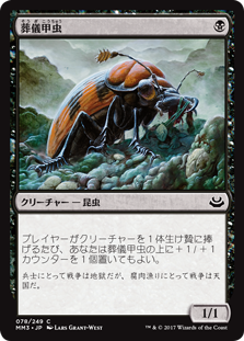 【Foil】(MM3-CB)Mortician Beetle/葬儀甲虫