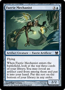 【Foil】(MMA-CU)Faerie Mechanist/フェアリーの機械論者