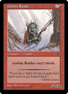 (PO2-CR)Goblin Raider/ゴブリンの略奪者