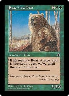 (PO2-RG)Razorclaw Bear/カミソリ爪の熊