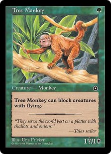 (PO2-CG)Tree Monkey/樹上生活の猿