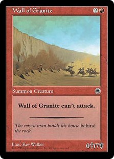 (POR-UR)Wall of Granite/花崗岩の壁