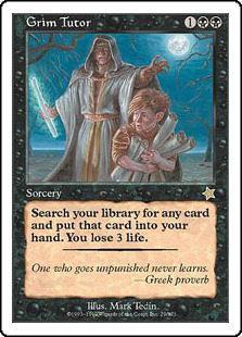 (S99-RB)Grim Tutor/不気味な教示者