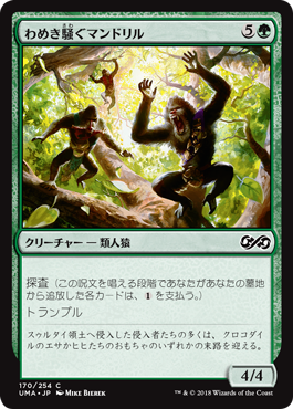 (UMA-CG)Hooting Mandrills/わめき騒ぐマンドリル