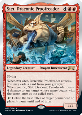 (UND-RR)Stet, Draconic Proofreader