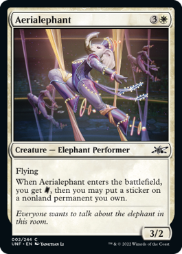 【Foil】(UNF-CW)Aerialephant