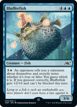 【Foil】(UNF-CU)Blufferfish