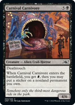 【Foil】(UNF-CB)Carnival Carnivore