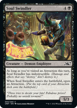 【Foil】(UNF-CB)Soul Swindler