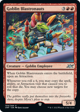 【Foil】(UNF-UR)Goblin Blastronauts