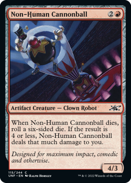 (UNF-CR)Non-Human Cannonball