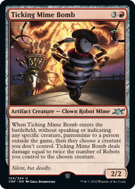 【Foil】(UNF-UR)Ticking Mime Bomb