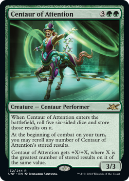 【Foil】(UNF-RG)Centaur of Attention