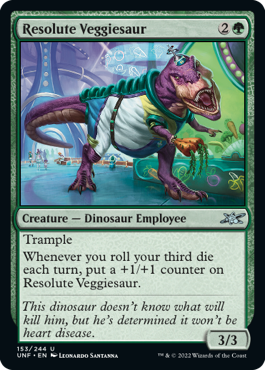 【Foil】(UNF-UG)Resolute Veggiesaur