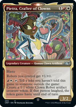 【Foil】【近未来】(UNF-UM)Pietra, Crafter of Clowns