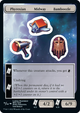 (UNF-Sticker)Phyrexian Midway Bamboozle【No.018】
