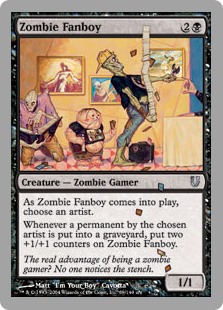 【Foil】(UNH-UB)Zombie Fanboy