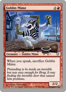 【Foil】(UNH-CR)Goblin Mime