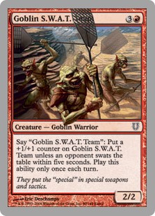 【Foil】(UNH-CR)Goblin S.W.A.T. Team