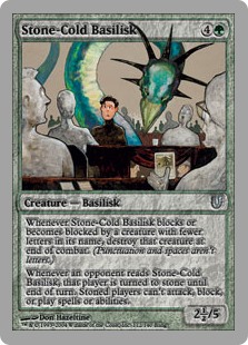 【Foil】(UNH-UG)Stone-Cold Basilisk