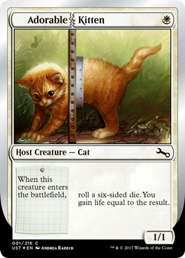 【Foil】(UST-CW)Adorable Kitten