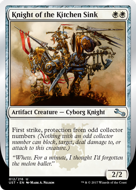 (UST-UW)Knight of the Kitchen Sink (D)