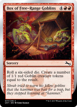 【Foil】(UST-CR)Box of Free-Range Goblins