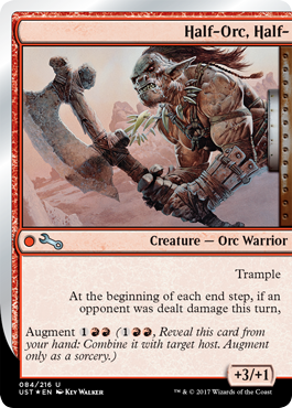 【Foil】(UST-UR)Half-Orc, Half-