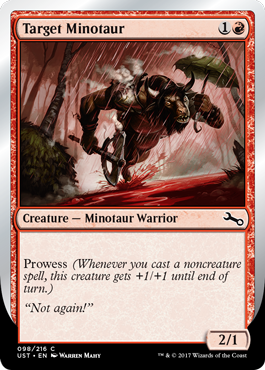 【Foil】(UST-CR)Target Minotaur (B)