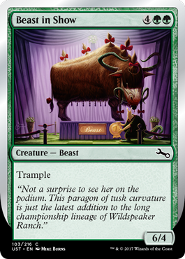 【Foil】(UST-CG)Beast in Show (D)