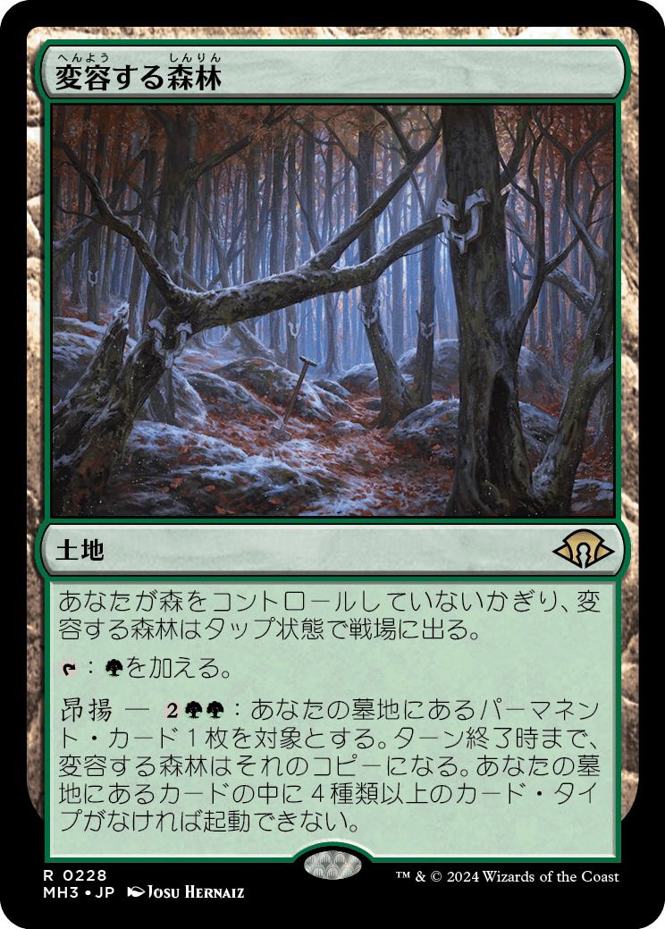 【予約】(MH3-RL)Shifting Woodland/変容する森林