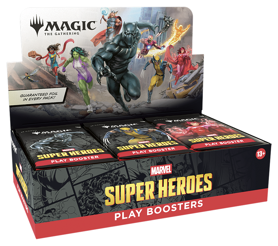 【予約】マジック:ザ・ギャザリング | マーベル スーパー・ヒーローズ 英語版 プレイ・ブースター ボックス