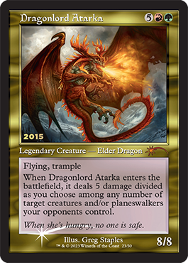 【Foil】(Promo-30th-MM)Dragonlord Atarka/龍王アタルカ