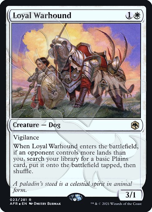(Promo-PAFR-RW)Loyal Warhound/忠実な軍用犬【Ampersand Foil】