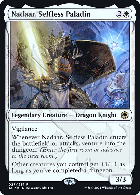 (Promo-PAFR-RW)Nadaar, Selfless Paladin/無私のパラディン、ナダール【Ampersand Foil】