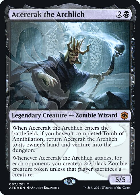 (Promo-PAFR-MB)Acererak the Archlich/アーチリッチ、アサーラック【Ampersand Foil】